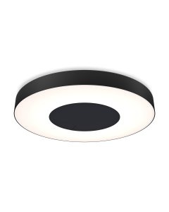 Plafonniere zwart met sensor